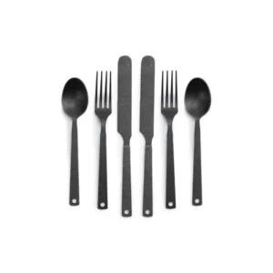Compact Stainless Spoon Fork Set