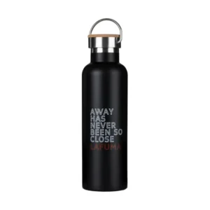 Compact Black Thermal Bottle