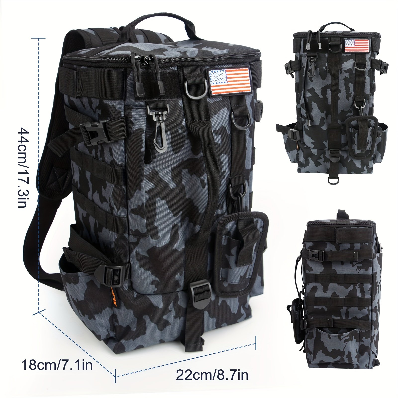 Best day hunting backpack with MOLLE system and top grab handle for outdoor excursions
