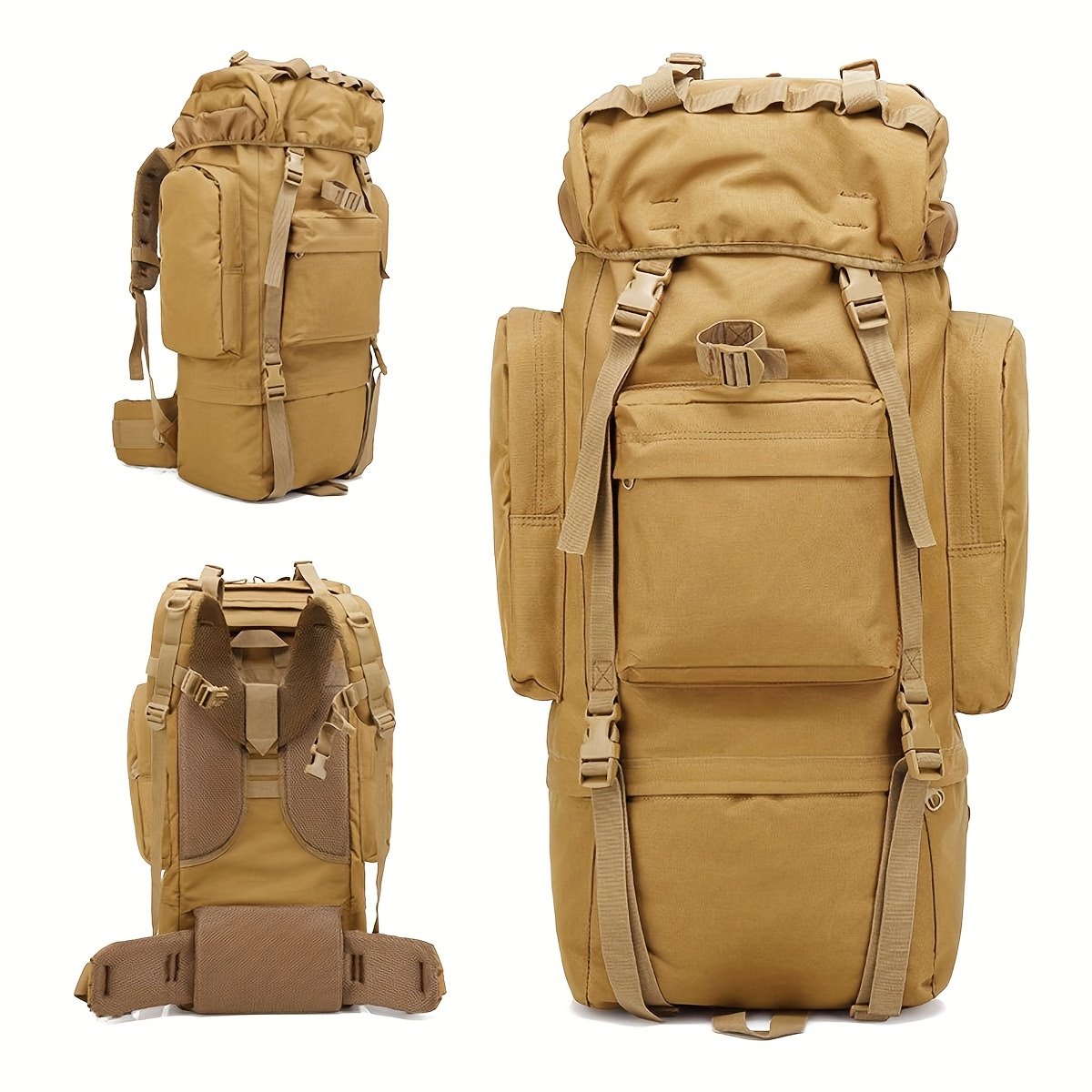 Outdoor Travel Backpack, Large Capacity Sports Camping Backpack, Unisex Laptop Bag with Shoe Compartment, Book Bag, Computer Backpack for Travel, Business, and Casual Use, Easter Valentine's Day Gift