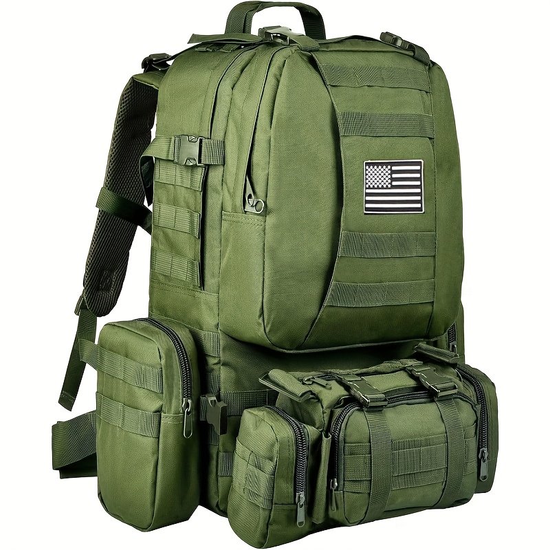 Big Game Hunting Backpack Black Tactical MOLLE Modular - Image 7