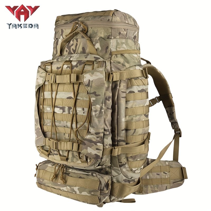 MultiCam expedition hunting backpack with external MOLLE webbing