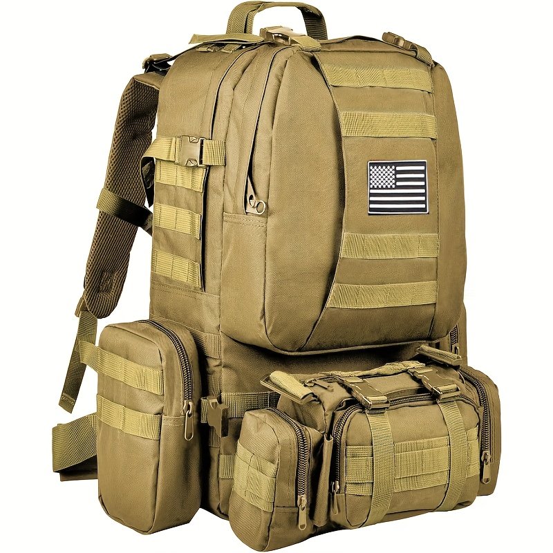 Big Game Hunting Backpack Black Tactical MOLLE Modular - Image 9