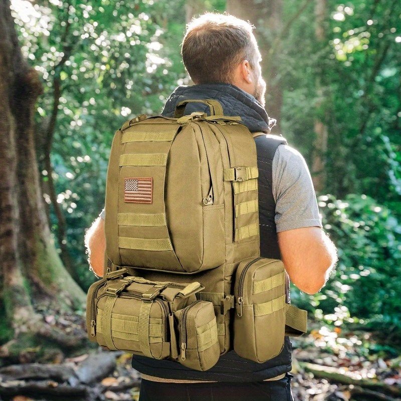 Big Game Hunting Backpack Black Tactical MOLLE Modular - Image 14