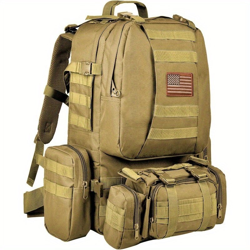 Big Game Hunting Backpack Black Tactical MOLLE Modular - Image 10