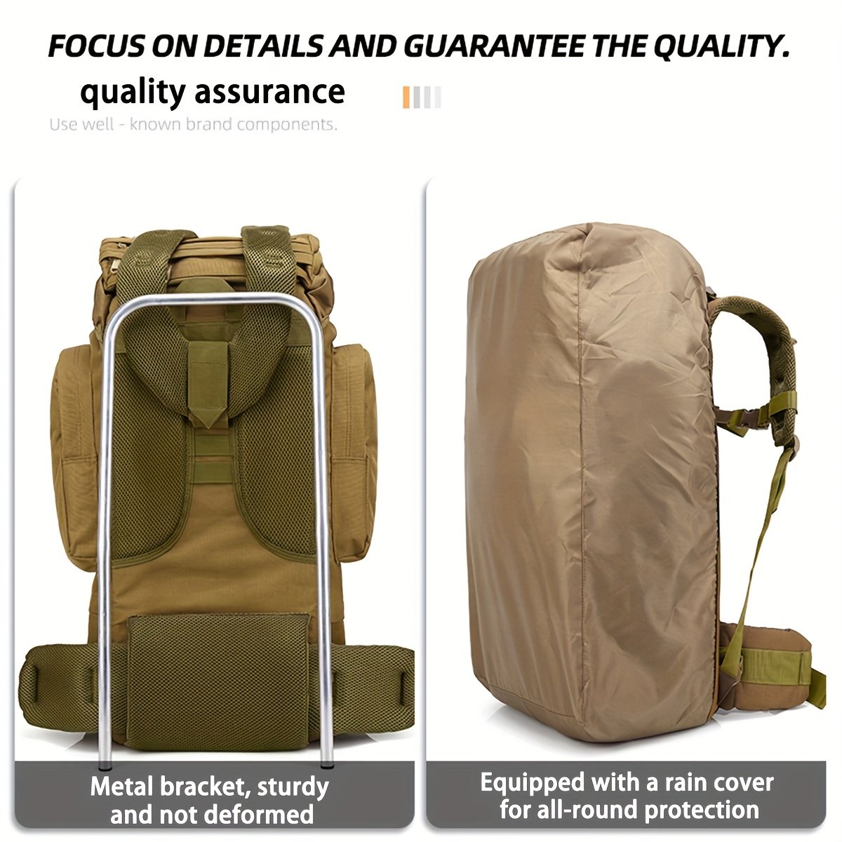 Outdoor Travel Backpack, Large Capacity Sports Camping Backpack, Unisex Laptop Bag with Shoe Compartment, Book Bag, Computer Backpack for Travel, Business, and Casual Use, Easter Valentine's Day Gift - Image 5