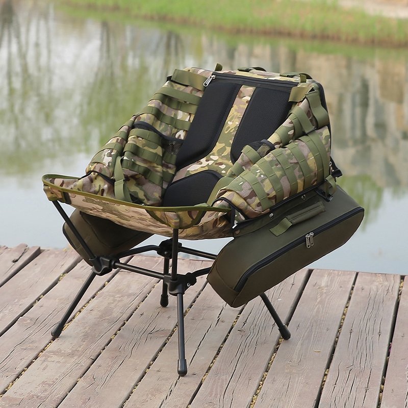 Multicam Multi Day Hunting Backpack with Full-Front Zipper and MOLLE
