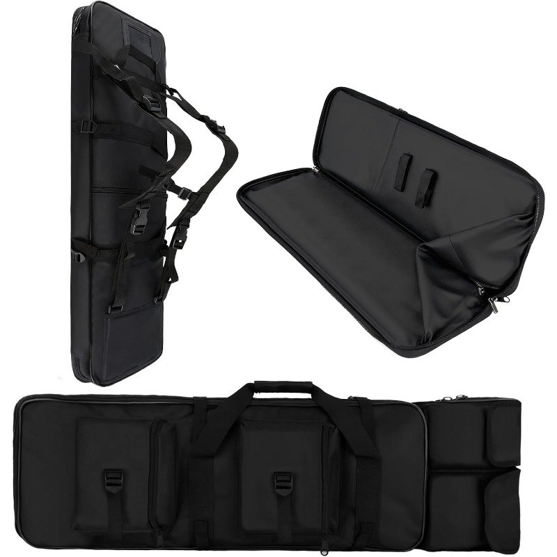 Deer Hunting Backpack Soft Rifle Case Woodland Camo - Image 6