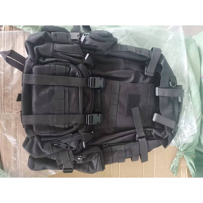 rear angle of padded shoulder straps with webbing loops on a best day hunting backpack for extended trips